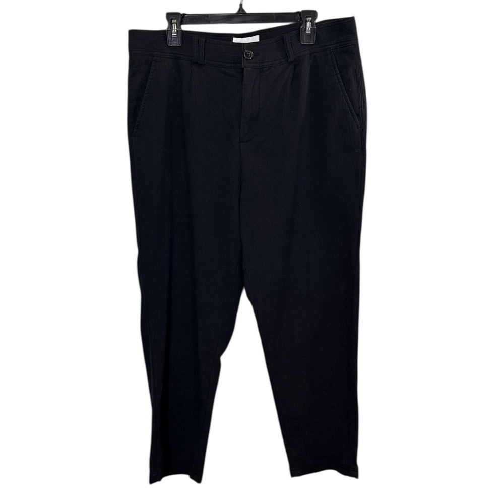 I Love Ugly Men’s Kobe Japanese Streetwear Utility Minimalist Soft Black Pants L